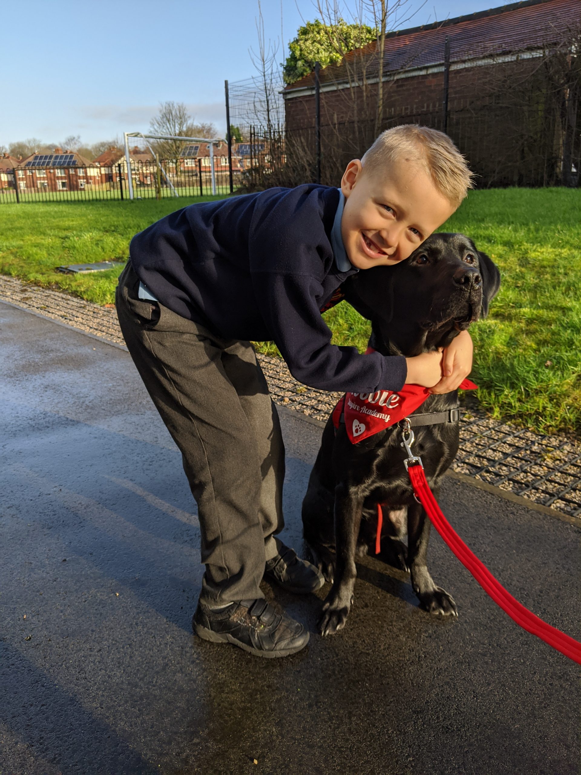 Robbie Our School Dog to Inspire Academy to